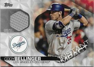 2018 Topps Series 2 Cody Bellinger Instant Impact 76/100 Game Jersey Card
