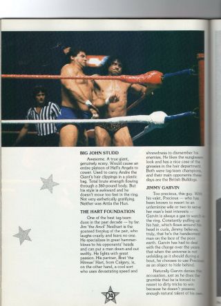 LORDS OF THE RING Book - Wrestling Stars 4