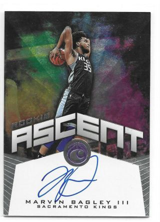 Marvin Bagley Iii Rc 2018 - 19 Panini Chronicles Rookie Ascent Auto 72/99