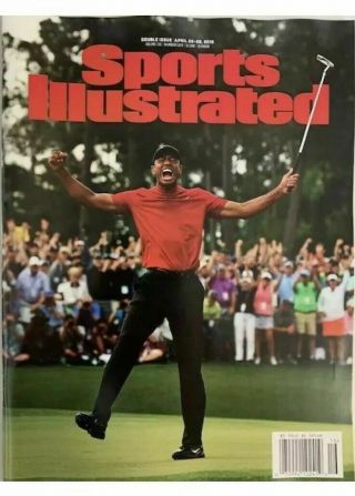 April 22,  2019 Tiger Woods Golf The Masters Sports Illustrated No Label