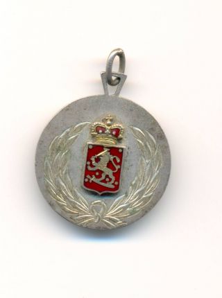 Russia Empire Finland Sport Medal 1 Pris Hallmarked Silver A5 1906