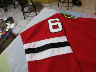 Andrew Shaw 65 Chicago Blackhawks Reebok CCM Red Sewn Jersey Size 48 NHL 4
