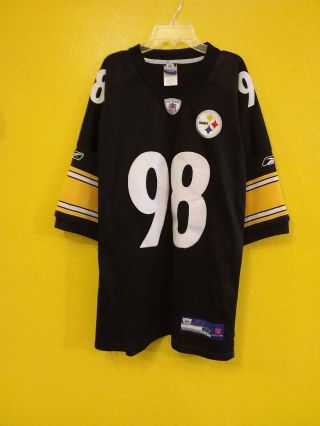 Steelers 98 Casey Hampton Reebok Mens - 52