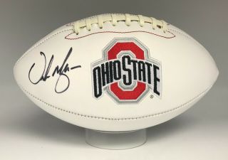 Urban Meyer Signed Full Size Ohio State Logo Football Autographed Auto W/