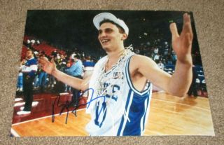 Bobby Hurley Signed Autographed 8x10 Photo 2 (proof) Duke Blue Devils Arizona St