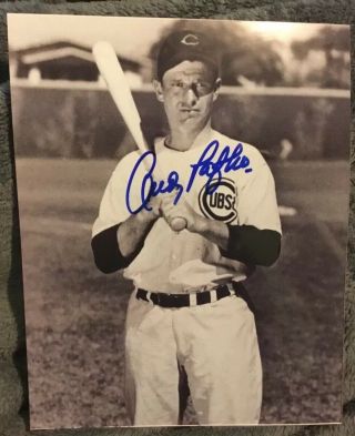 Andy Pafko Signed Autograph 8x10 Photo Chicago Cubs Baseball