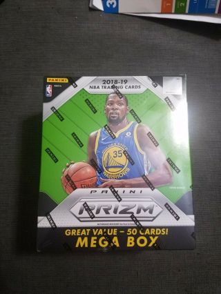 2018 - 19 Panini Prizm Nba Basketball Mega Box 50 Cards Pink Ice Rookie