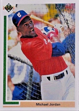 1991 Upper Deck Michael Jordan White Sox Sp1 Baseball Card