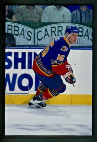 Brett Hull St Louis Blues Nhl Hockey 35mm Color Slide (file - 00511)