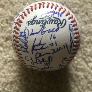 2019 Auburn Tigers Signed College World Series Game Ball 3