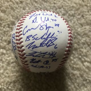 2019 Auburn Tigers Signed College World Series Game Ball 4