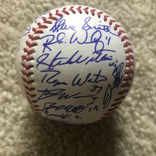 2019 Auburn Tigers Signed College World Series Game Ball 5