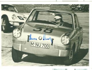 Hans Stuck - Signed Card - Bmw 700 Sport 1960