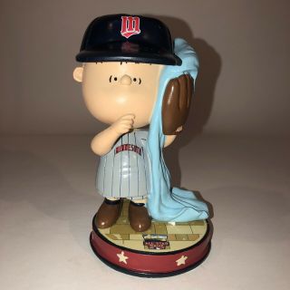 Peanuts Linus Minnesota Twins All Star Game 2014 Statue Mlb Baseball Figurine