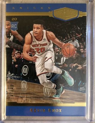 Kevin Knox 2018 - 19 Panini Chronicles Gold Plates & Patches Rookie Rc 1/10 = 1/1