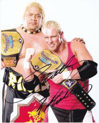 Wwe Wwf Wrestling Scotty 2 Hotty Hottie W/rikishi Autographed Signed 8x10 Photo