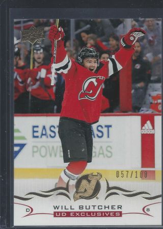 2018 - 19 Upper Deck Series One Exclusives Will Butcher 57/100