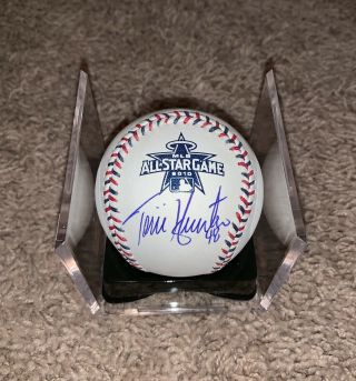 Minnesota Twins Torii Hunter Signed Autographed 2010 Mlb All - Star Baseball