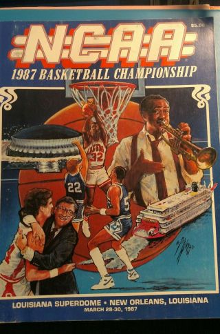 1987 Ncaa Basketball Championship Final Four Iu,  Syr,  Pc & Unlv