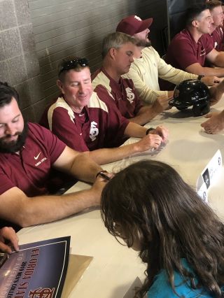 2019 Florida State Seminoles Signed Autograph CWS Baseball College World Series 8