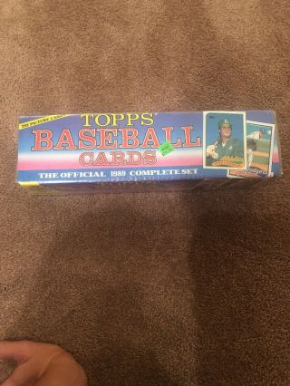 1989 Topps Baseball Cards Complete Set Factory