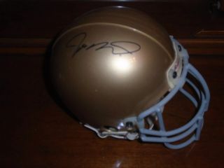 Joe Montana Signed Notre Dame Fighting Irish Mini - Helmet - Nfl Hall Of Famer