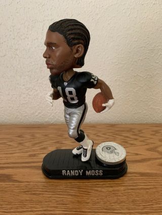 Randy Moss Oakland Raiders Bobblehead Legends Of The Field 1047/2006 Forever