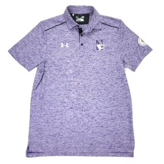 Northwestern Wildcats Under Armour Polo Shirt Rose Bowl Special Edition • Medium 2
