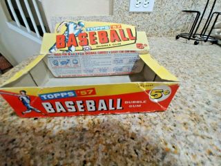 Topps 1957 " Dated " Empty Display Box