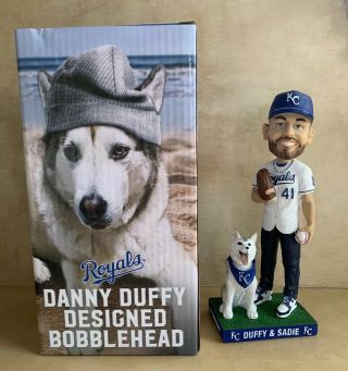 Danny Duffy And Sadie The Dog Bobblehead Sga July 13,  2019