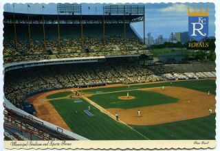 Municipal Stadium Kansas City Royals 4 X 6 " Postcard Pc Kc - 134 59576 - C Dexter
