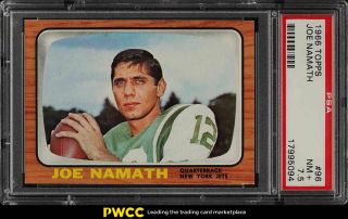1966 Topps Football Joe Namath 96 Psa 7.  5 Nrmt,  (pwcc)