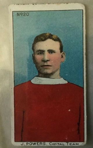 Lacrosse 1910 Ungraded Good Imperial Tobacco Card 20 J P Powers Capitals Color