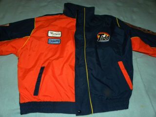 Ricky Rudd 10 50th Anniversary Nascar Tide Racing Team Jacket Size Xl