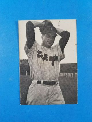 1974 Broder 1957 - 58 Pacific Coast League Popcorn 68 Tom Lasorda Baseball Ex - M