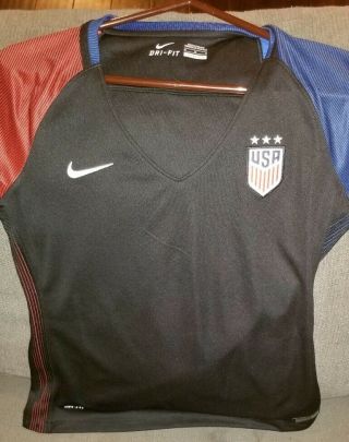 Authentic 2016 Usa National Team Nike Dri - Fit Soccer Jersey Women 