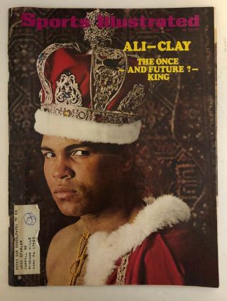 Sports Illustrated May 5,  1969.  Ali - Clay,  The Once And Future King.