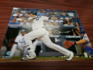 Autographed/signed Gary Sanchez York Yankees 8x10 Baseball Photo Steiner