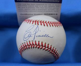 Lou Pinella Psa Dna Autograph American League Oal Hand Signed Baseball