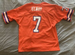 John Elway Denver Broncos | Mitchell & Ness 1987 Throwback Jersey | Size 56 3xl