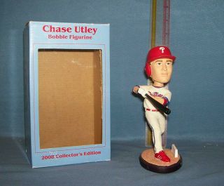 2008 Chase Utley Philadelphia Phillies Bobblehead - Nib