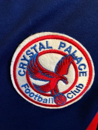 MENS Medium Soccer Football Futbol Zip Front Jacket Crystal Palace Football Club 2