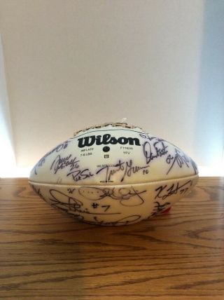 Nfl Pro Bowl 2001 Signed Football