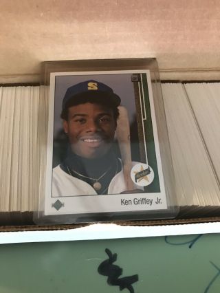 1989 Upper Deck Baseball Complete Set 1 - 800 Griffey Jr Rc Card