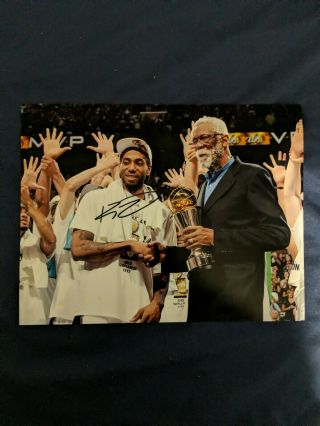 Kawhi Leonard Signed Autograph 8x10 Photo San Antonio Spurs Toronto Raptors Mvp