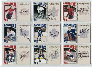 2004 - 05 Itg Franchises Canadian Autographs Jl Jacques Laperriere Set Break