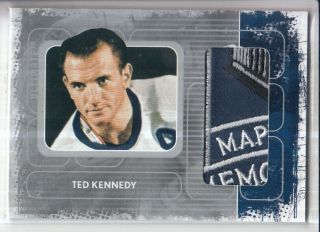 08/09 Itg Ultimate Ted Kennedy Maple Leafs Gardens Patch 3cl