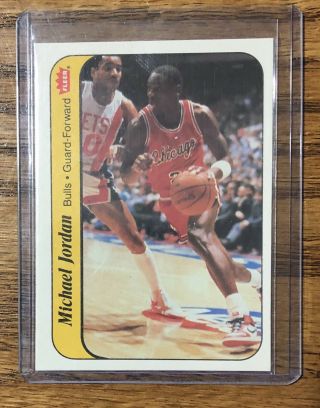 1986 - 87 Fleer Basketball Complete Sticker Set - 11 Cards w/ Michael Jordan RC 3