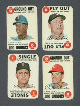 1968 Topps Game Baseball Complete Set (33) w/ Mantle Clemente Aaron Mays Santo 4