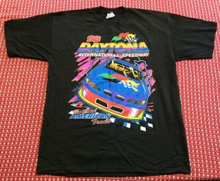 Vtg 90s Nascar T Shirt Sz 2xl Daytona International Speedway Thrill Of Thunder